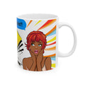 "What Should I Buy Next?!" Black Girl Pop Art Mug