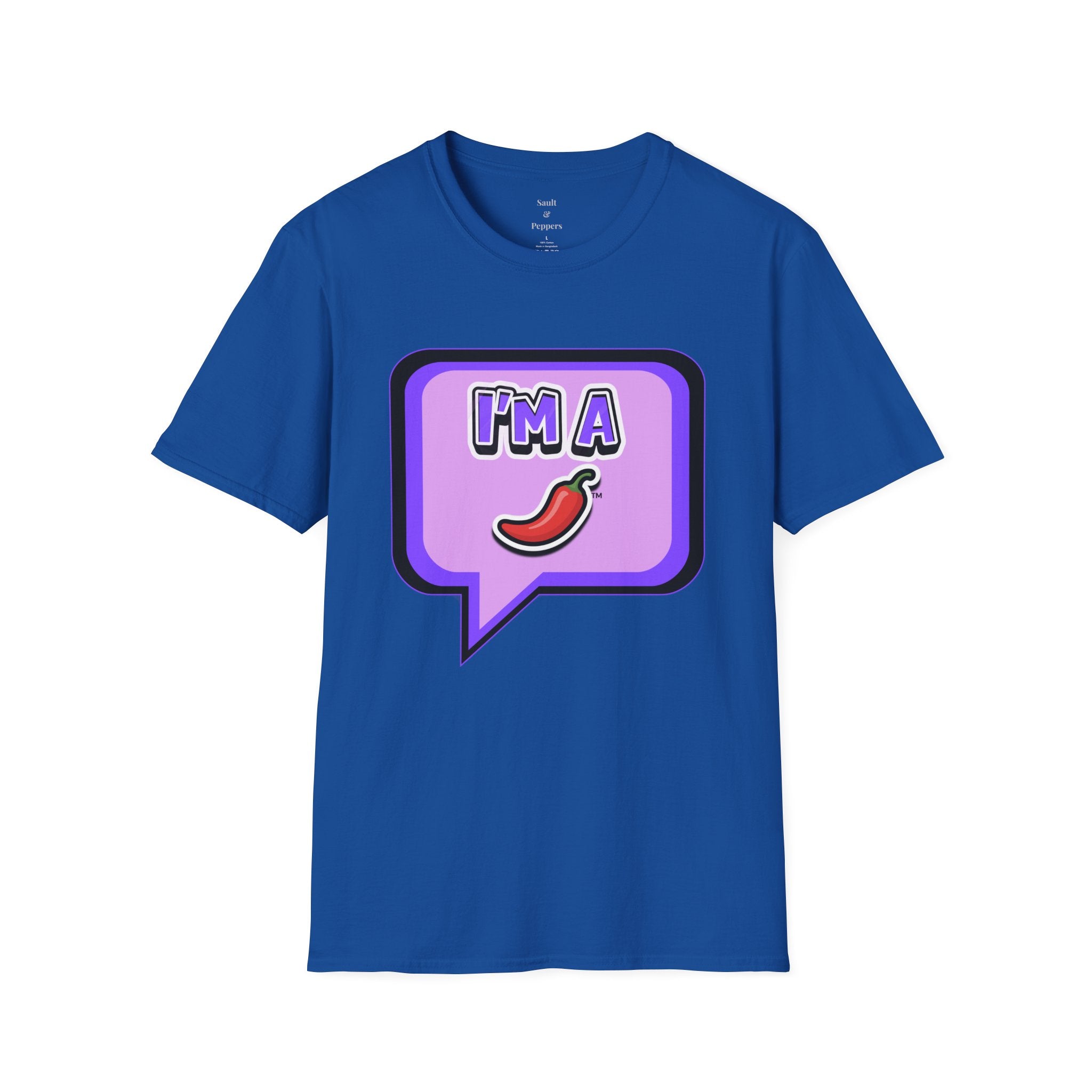 Purple "I’m A Pepper" Bubble Chat T-Shirt