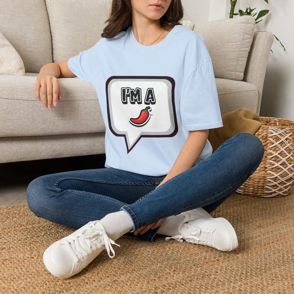 Black Chat Bubble "I'm A Pepper" T-Shirt