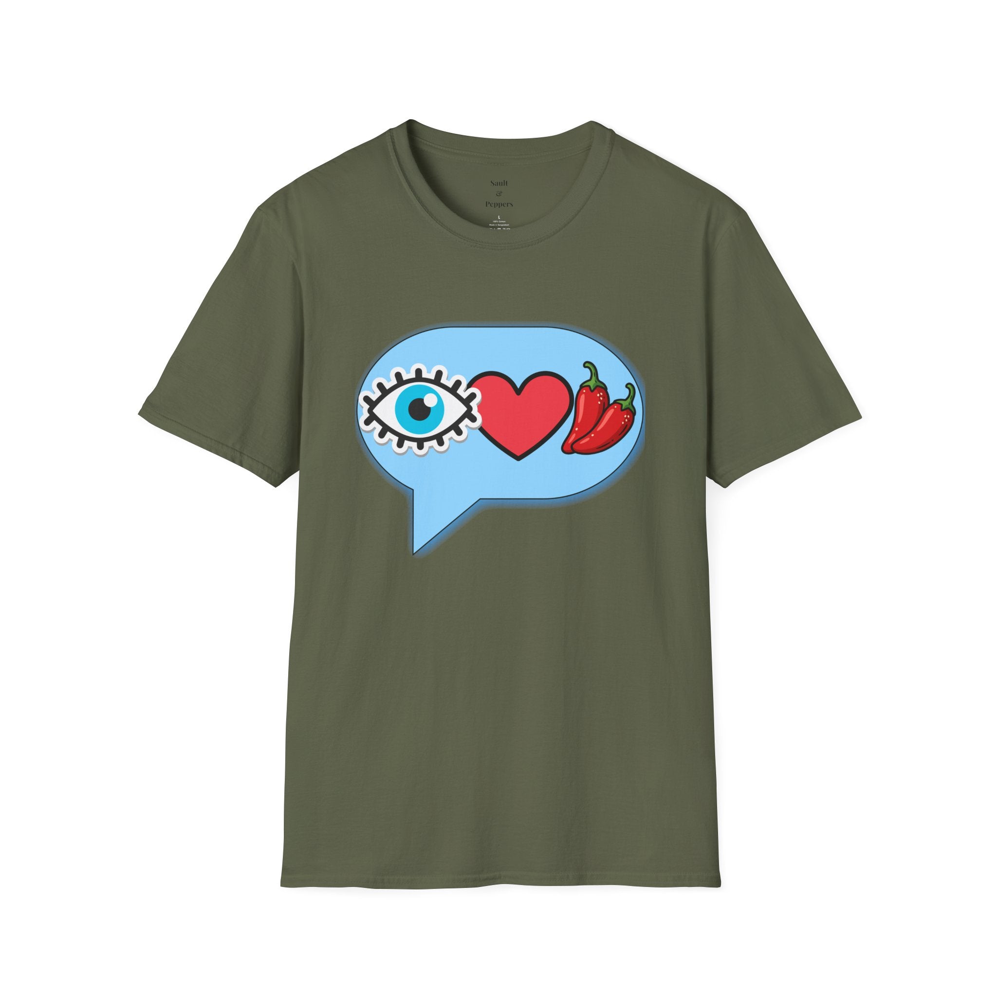 Blue Eye Love Peppers T-Shirt