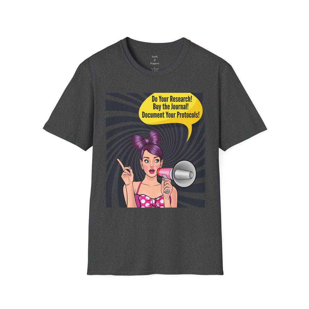 Research Protocols PSA Pop Art T-Shirt