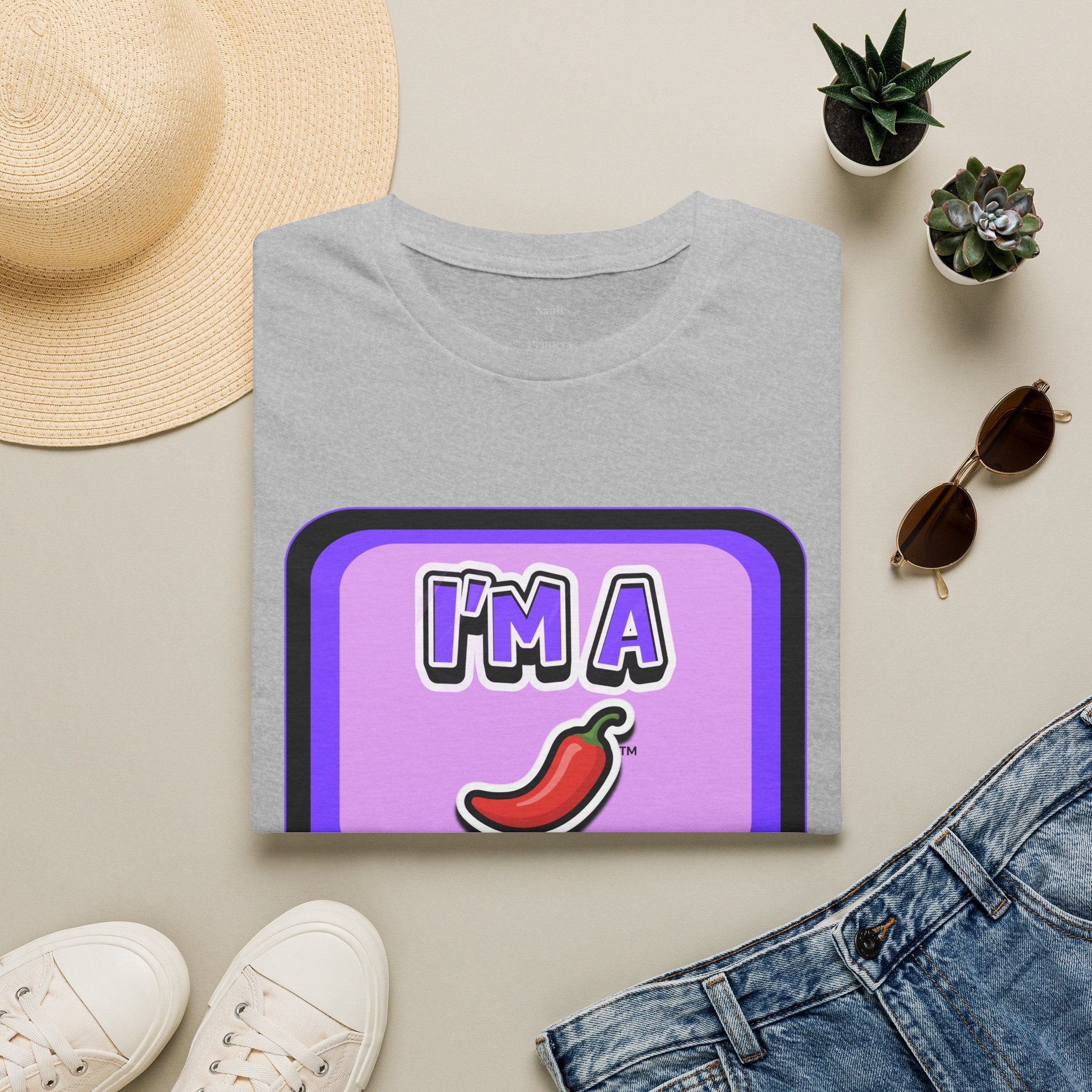 Purple "I’m A Pepper" Bubble Chat T-Shirt