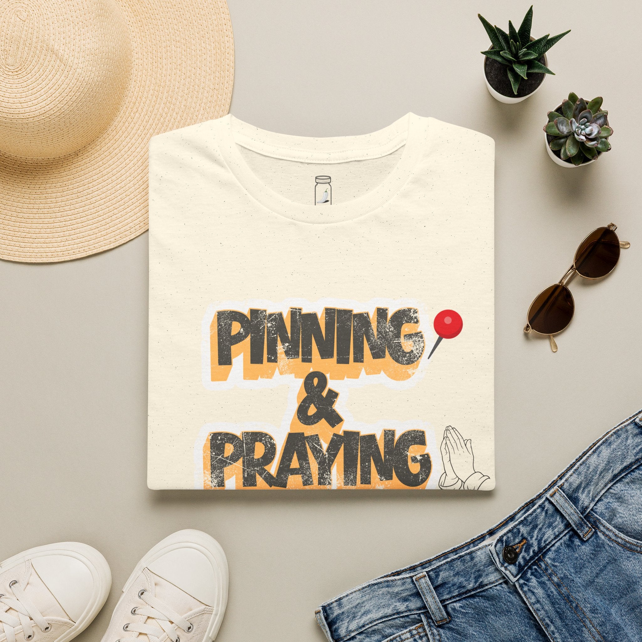 Pinning & Praying T-Shirt Blk/Yellow