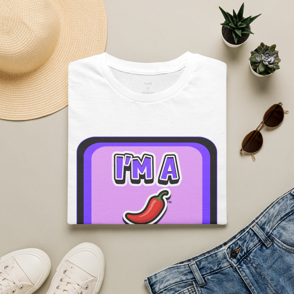 Purple "I’m A Pepper" Bubble Chat T-Shirt