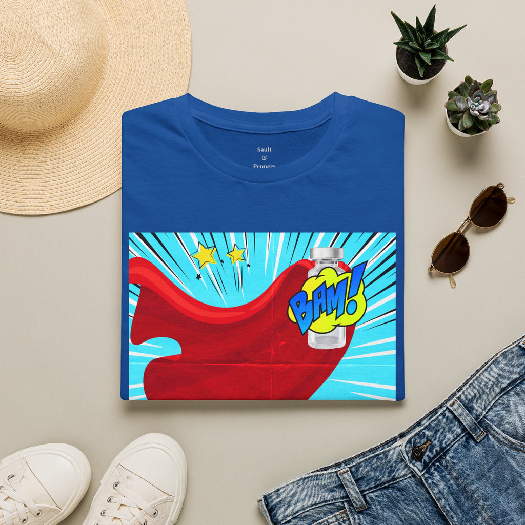 Superhero Peptide T-Shirt — "BAM!" Pop Art Design