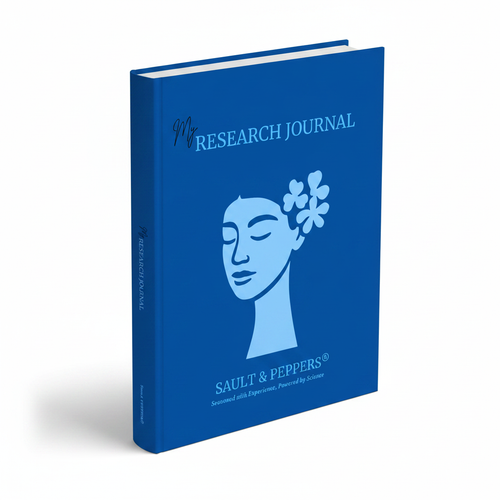 My Research Journal - Blue Floral Edition 3D mockup