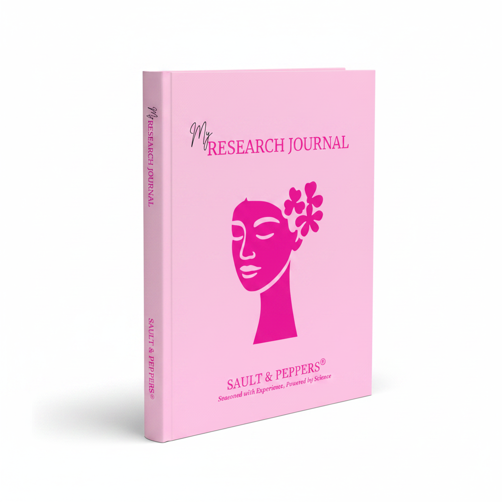 My Research Journal - Pink Floral Edition 3D mockup