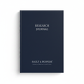 Research Journal - Navy front cover