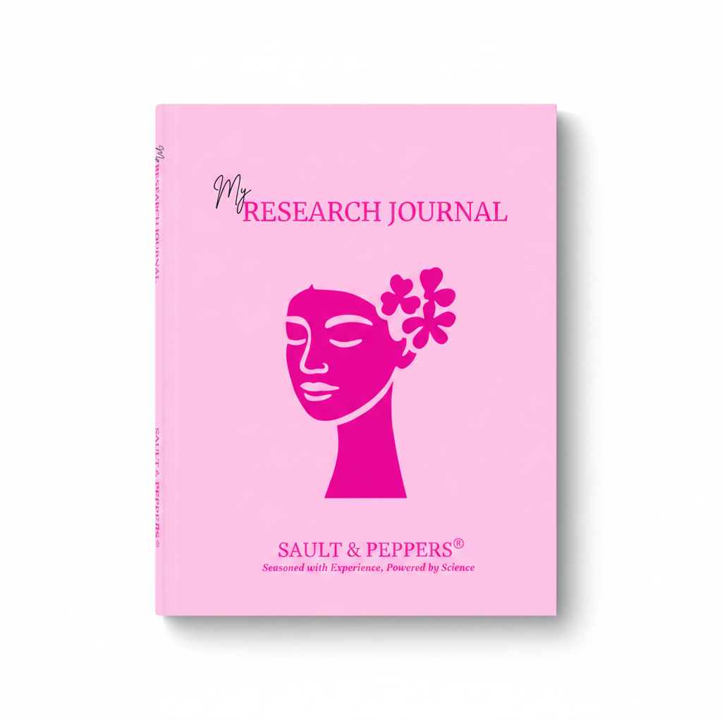 My Research Journal - Pink Floral Edition front cover