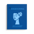 My Research Journal - Blue Floral Edition front cover