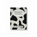 Research Journal - Cow Print Clean Background