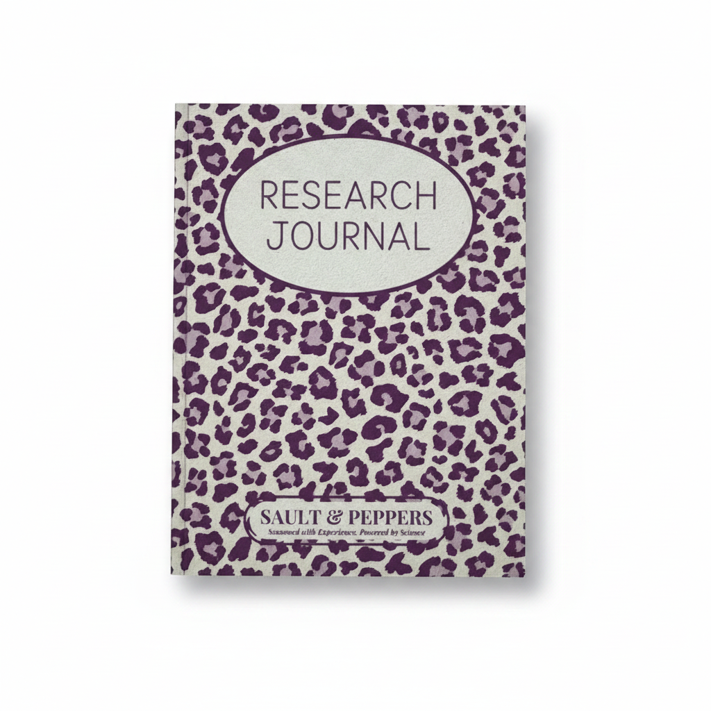 Research Journal - Purple Leopard Clean Background