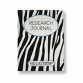 Research Journal - Zebra White Background